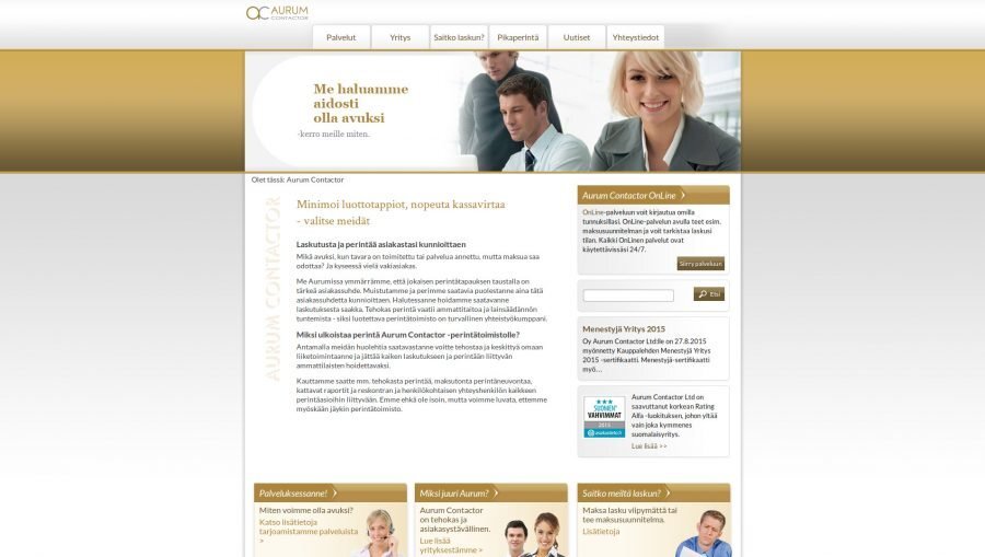 Aurum Contactor Oy Ltd